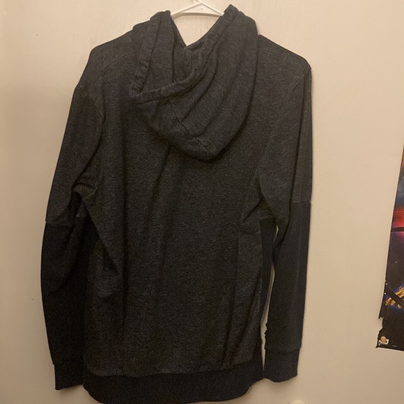 Jack and Jones Dark Blue/ Grayish Black orange lined sweater. - Picture 2 of 3